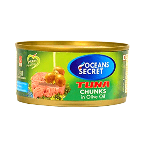 OCEAN SECRET TUNA CHUNKS IN OLIVE OIL