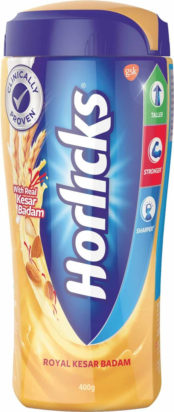 Horlicks Health  drink - 400 g Pet Jar (Kesar Badam)