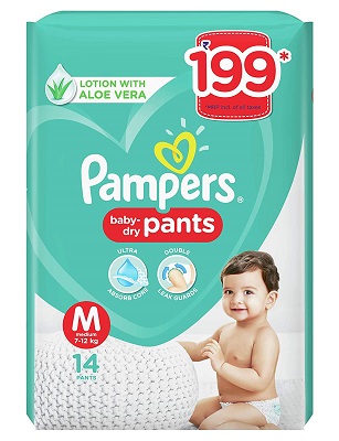 Pampers Diapers Pants, Medium (13 Count)