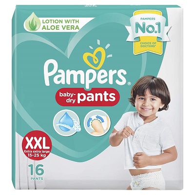 Pampers Diapers Pants, XXL , 16 Count