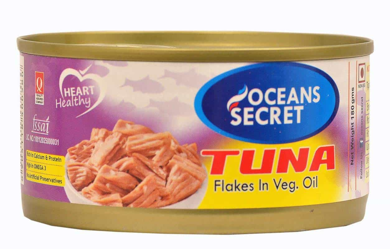 OCEAN SECRET TUNA FLAKES IN VEG OIL 180g