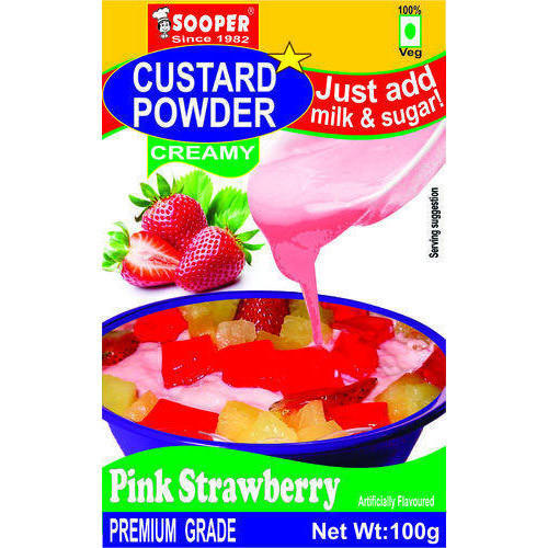 SOOPER CUSTARD POWDER STRAWBERRY 100G