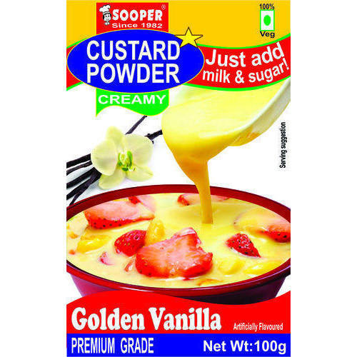 SOOPER CUSTARD POWDER GOLDEN VANILA 100G