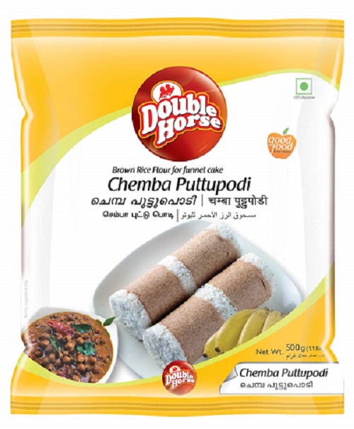 Double Horse Puttu Podi, Chemba, 500g