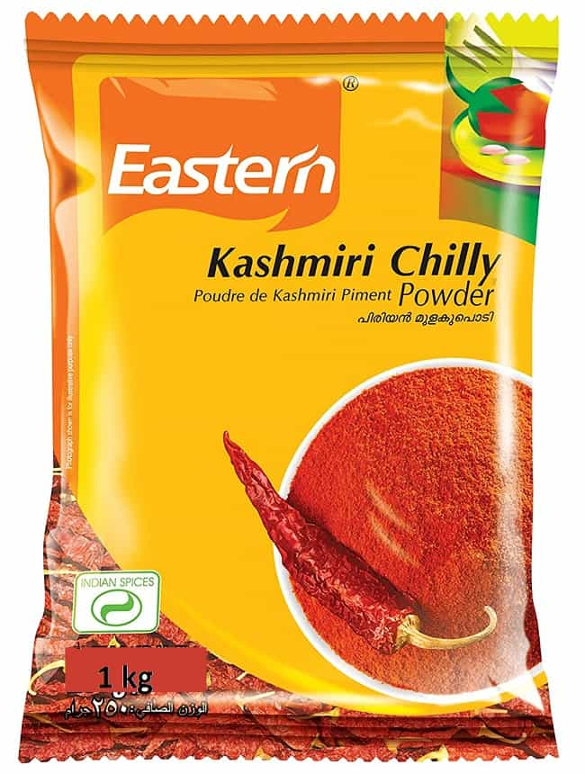 Eastern Kashmiri Chilly Powder, Net W -250G