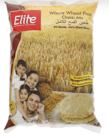 Elite Whole Wheat Flour Chakki Fresh Atta 2KG