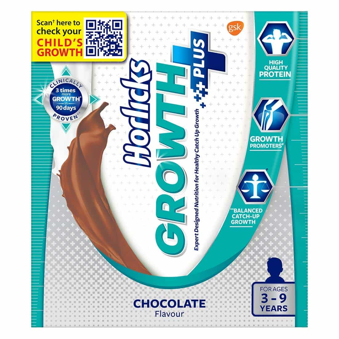 Horlicks Growth Plus - 200 g (Chocolate)