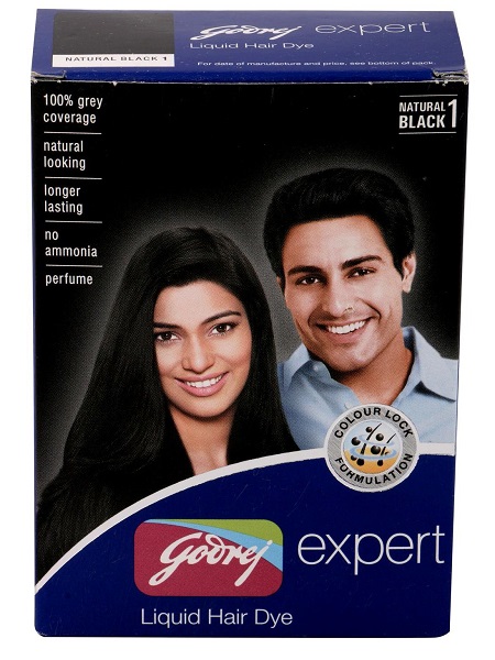 Godrej Expert Liquid Hair Dye Natural Black 40ml