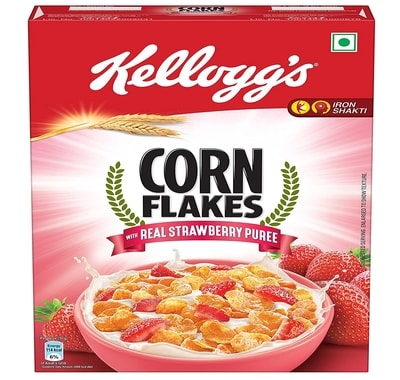 Kellogg’s Corn Flakes with Real Strawberry puree