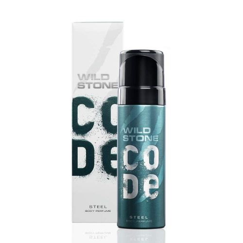 Wild Stone Code Steel Body Perfume for Men, 120ml