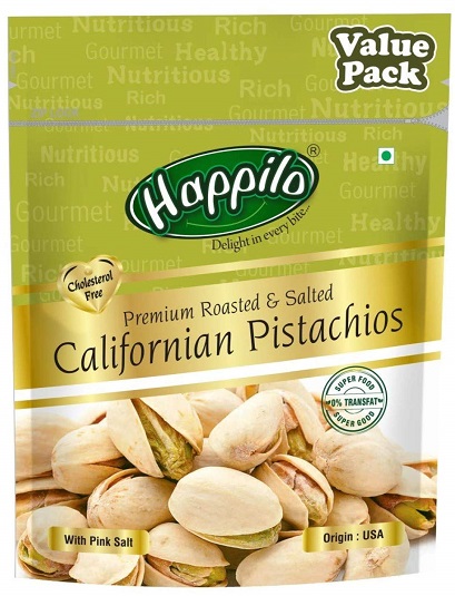 Happilo Premium Californian Roasted & Salted Pistachios 200g