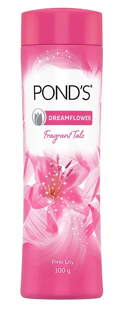 POND'S Dreamflower Fragrant Talcum Powder, Pink Lily, 100 g