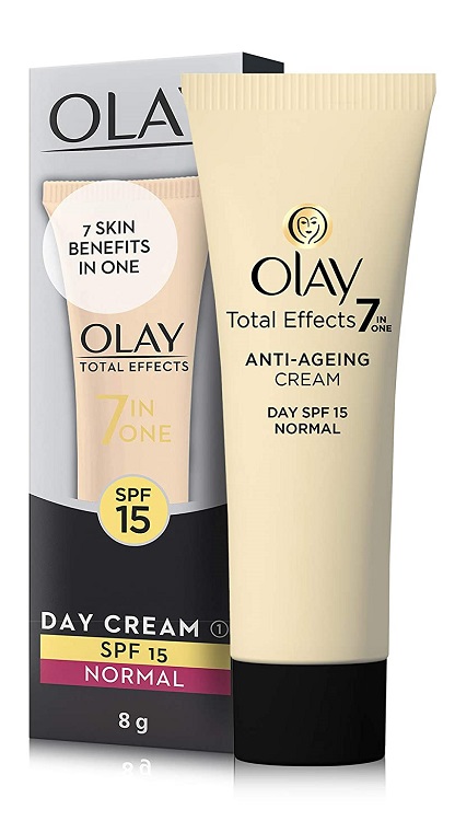 Olay Total Effects 7 IN 1 Anti Ageing Skin Cream (Moisturizer) Normal SPF 15, 8g