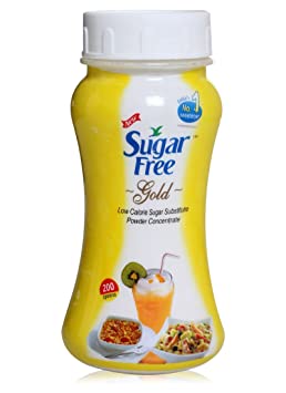 Sugar Free Gold Powder Jar, 100g