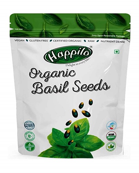 Happilo Premium Raw Organic Holy Basil Seeds 250g