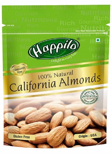 Happilo  Premium Californian Almonds, 200g