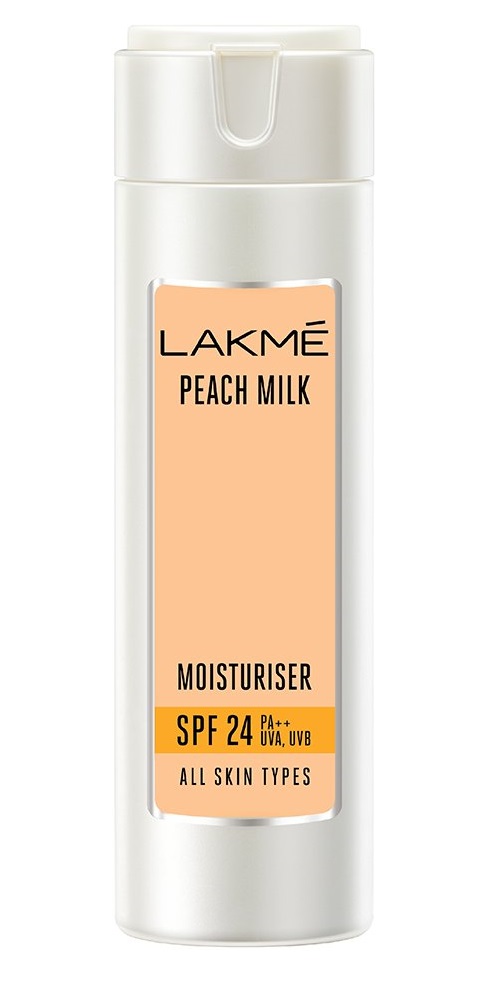 Lakme Peach Milk Moisturizer SPF 24 PA Sunscreen Lotion, 120ml