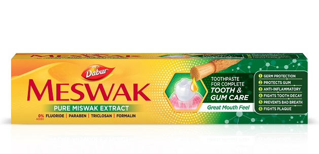 Dabur Meswak Pure Miswak Extract Complete Tooth & Gum Care Toothpaste 100G