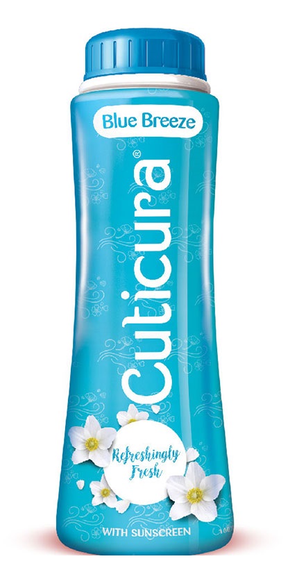 Cuticura Talc Blue Breeze Talc -120g