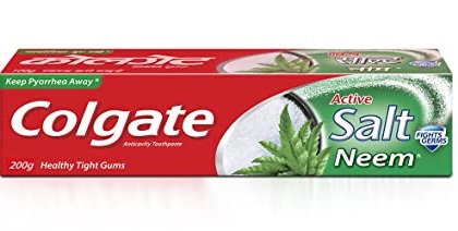 Colgate Toothpaste Active Salt - 200 g (Salt and Neem)