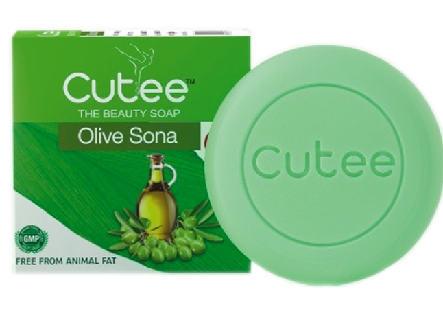 Cutee The Beauty Non Animal Fat Beauty Soap Olive Sona 110g