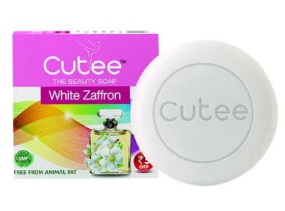 Cutee White Zaffron Soap 100Gm+10Gm Extra