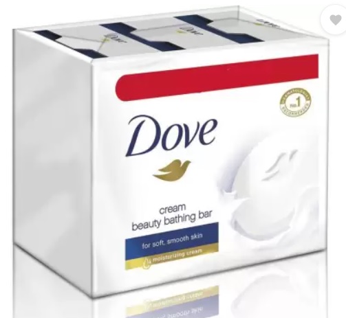 Dove Cream Beauty Bathing Bar, (3N x 100 gm) )