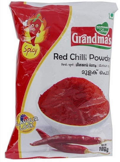 GRANDMAS RED CHILLI PWDR 100G