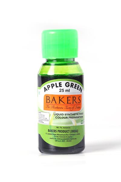 Bakers apple green food colour 25ML