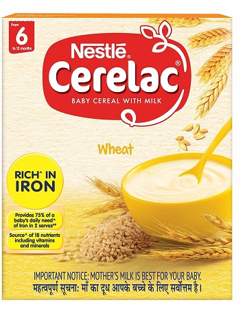 Nestlé CERELAC Baby Cereal with Milk, Wheat-Rice Mixed Fruit – From 10 Months, 300g