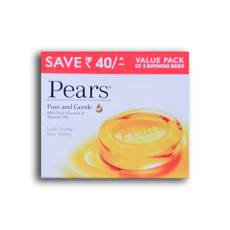 Pears Pure and Gentle Soap – 3 Pcs. 3x125g