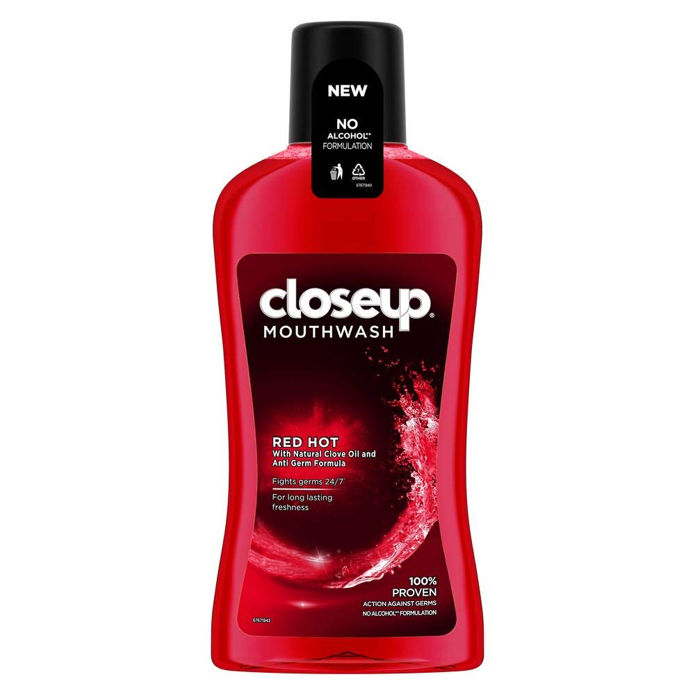 Closeup Red Hot Anti Germ Mouthwash 500 ml