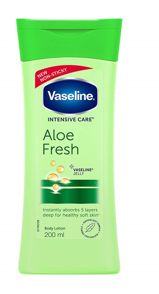 Roll  Vaseline Intensive Care Aloe Fresh Body Lotion, 200 ml