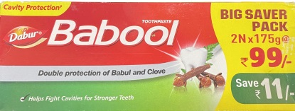 Dabur Babool Toothpaste 2N  x 175 g