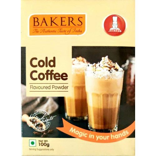 Baker 100 Cold Coffee Powder, Packaging Size: 100g