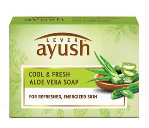 Lever Ayush Cool & Fresh Aloe Vera Soap 100 gm