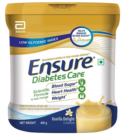 Ensure Diabetes Care Adult Nutrition Health Drink- 400g (Vanilla)