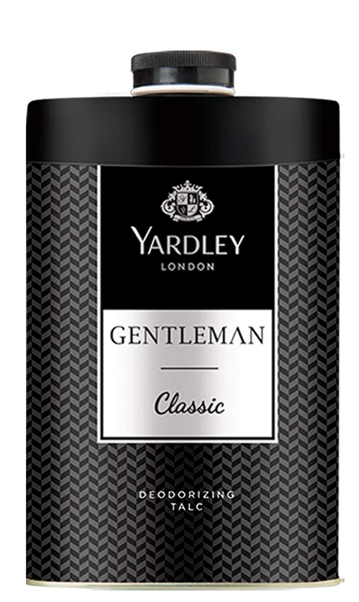 Yardley London Gentleman Classic Deodorizing Talc for Men, 250g