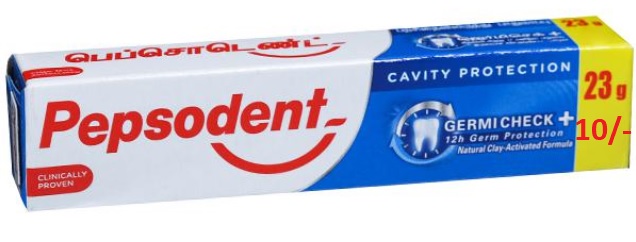 Pepsodent Germicheck Plus Cavity Protection Toothpaste, 23 g