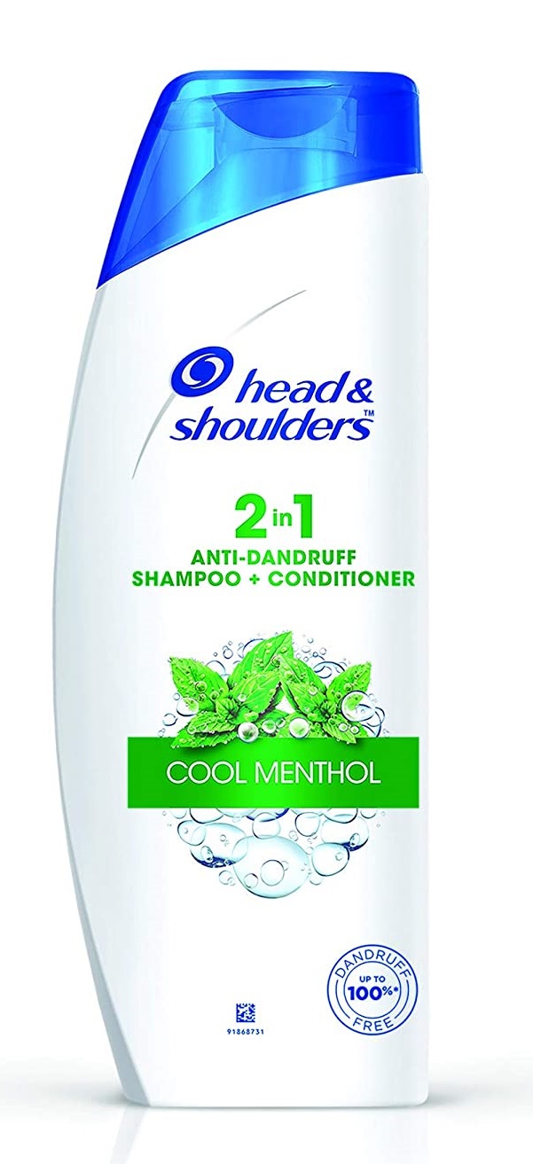 Head & Shoulders 2-in-1 Cool Menthol Anti Dandruff Shampoo + Conditioner, 340ml