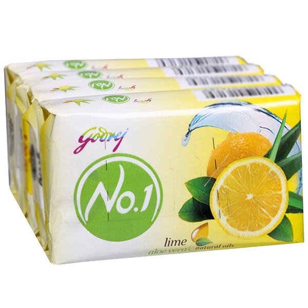 Godrej No.1 Lime And Aloe Vera Soap Buy 4 Get 1 Free