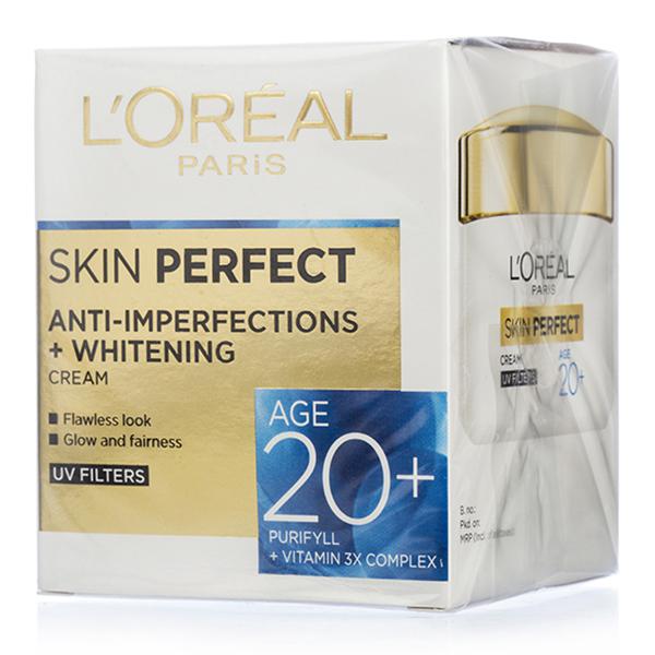 Loreal Paris Skin Perfect Anti Imperfections Age 20+ Whitening Cream 50 g