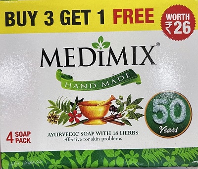 Medimix Soap 4x75g Buy 3 Get 1 Free