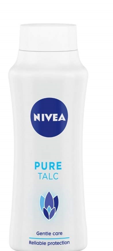 NIVEA Pure Talc, Gentle Care Talcum Powder,100g