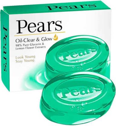 Pears Oil-Clear & Glow Soap Bar : 75 gm