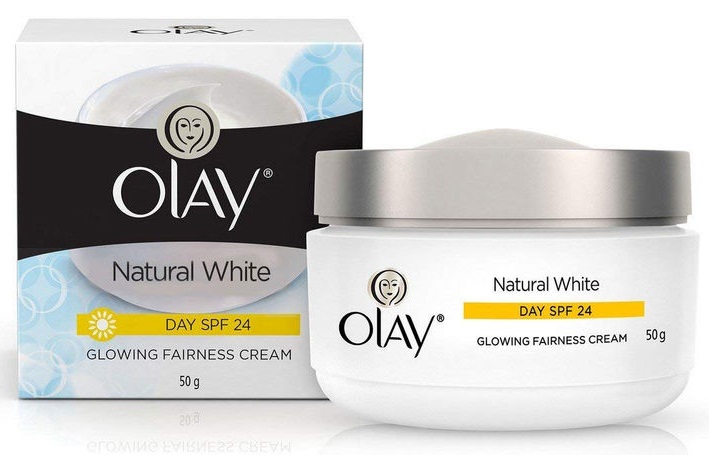 Olay Natural White Glowing Fairness Cream DAY SPF 24  (50 g)