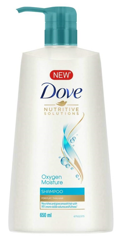 Dove Oxygen Moisture Shampoo, 650ml