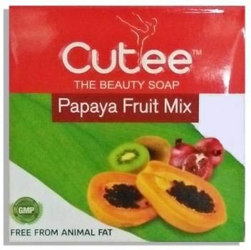 Cutee Papaya Fruit Mix Soap 100Gm+10Gm Extra