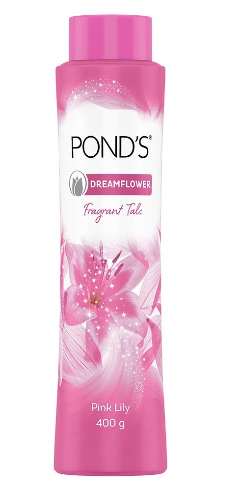 POND'S Dreamflower Fragrant Talcum Powder, Pink Lily, 400 g