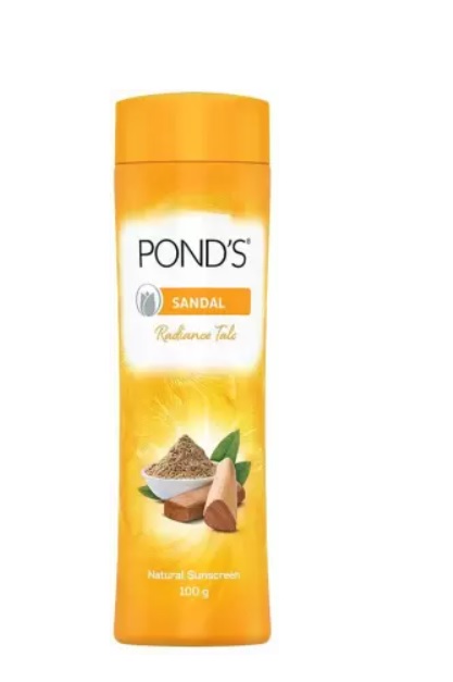 Ponds Sandal Radiance Talc Natural Sunscreen 100g